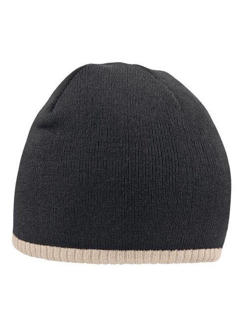 Beechfield Bonnet tricoté bicolore unisexe adulte - Kiabi