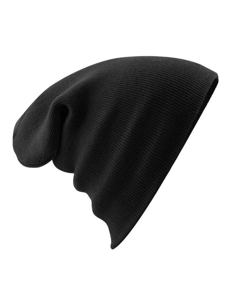Beechfield Bonnet tricoté pour enfants/jeunes Noir - Kiabi