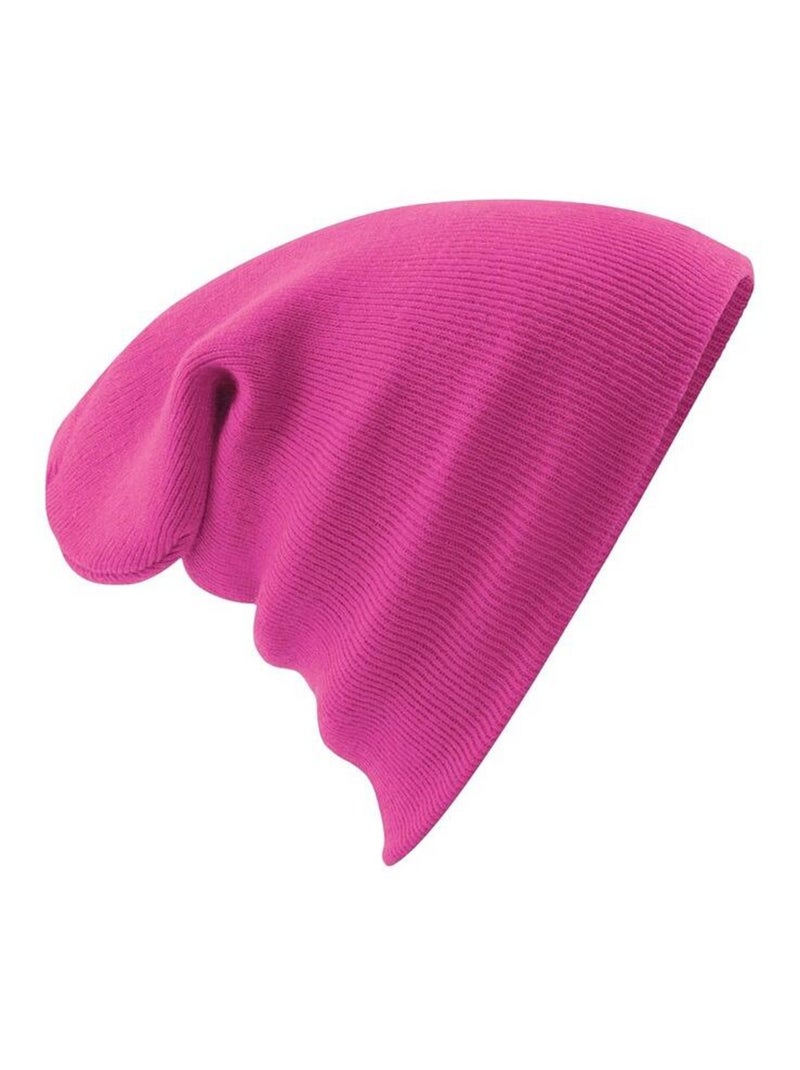 Beechfield Bonnet tricoté pour enfants/jeunes Rose fushia - Kiabi