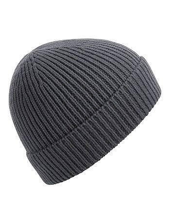 Beechfield Bonnet unisexe adulte en tricot côtelé