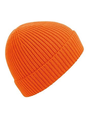 Beechfield Bonnet unisexe adulte en tricot côtelé