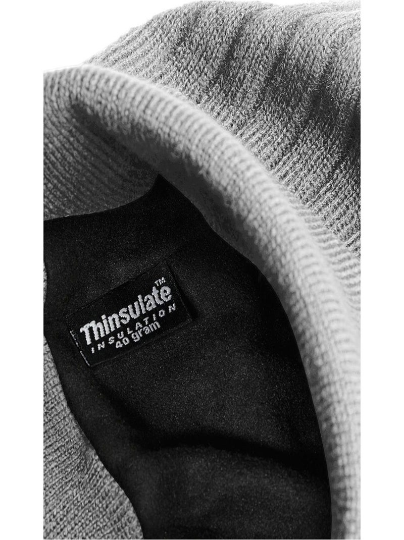 Beechfield Bonnet unisexe en thinsulate pour adultes Gris chiné - Kiabi
