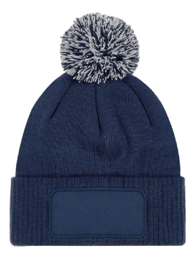 Beechfield Bonnet unisexe pour adultes Snowstar Printers Bleu marine - Kiabi