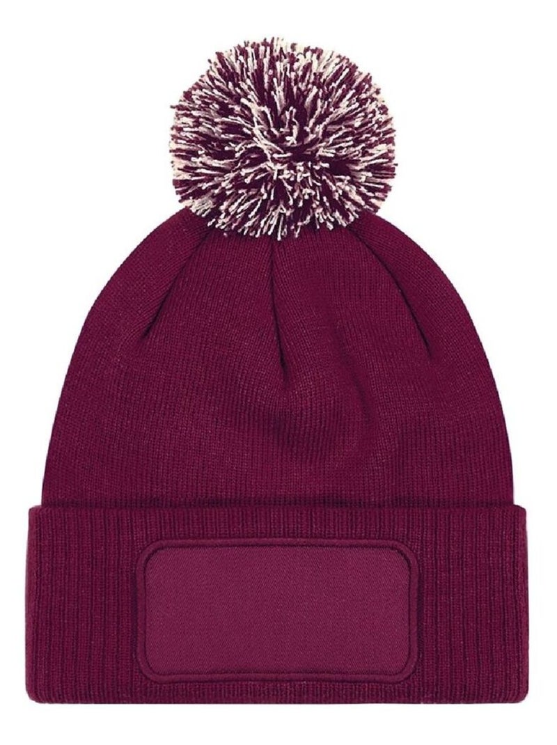 Beechfield Bonnet unisexe pour adultes Snowstar Printers Bordeaux - Kiabi