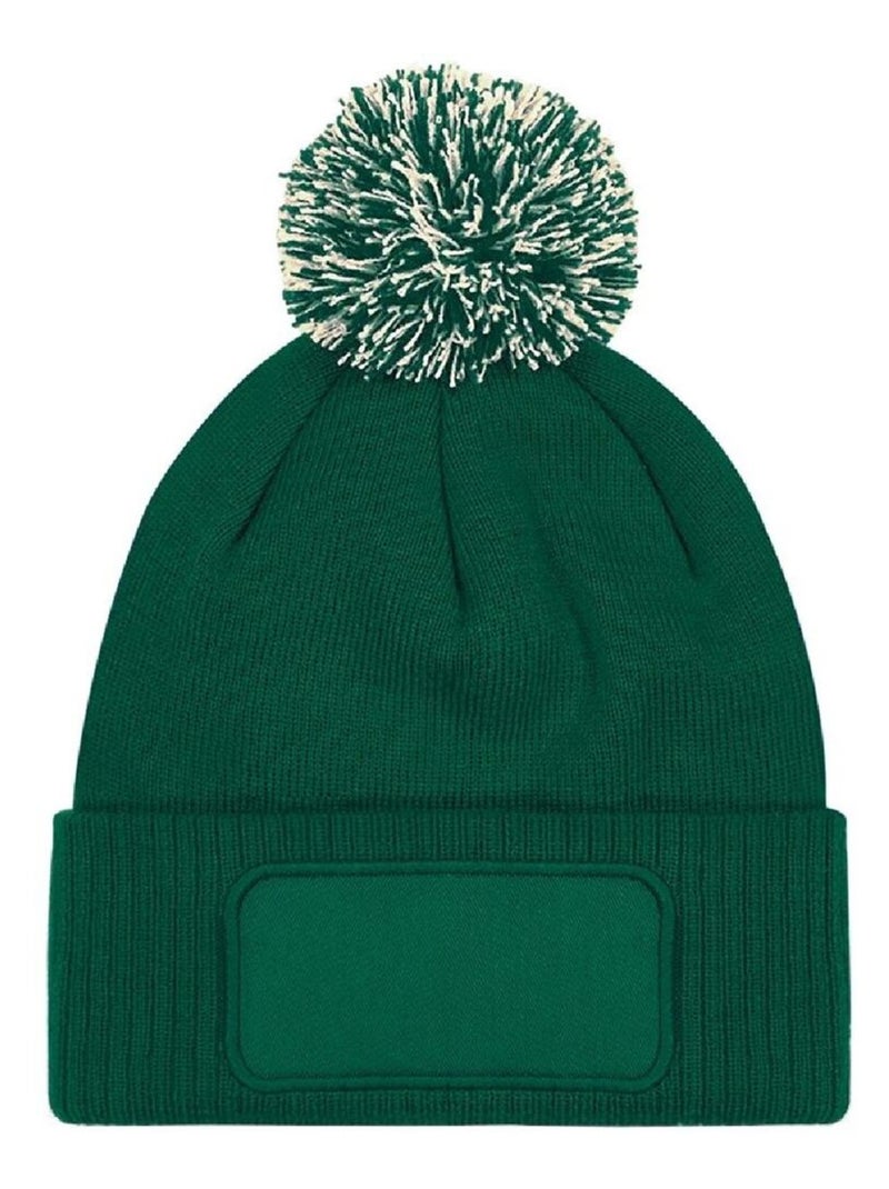 Beechfield Bonnet unisexe pour adultes Snowstar Printers Vert - Kiabi