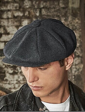 Beechfield Casquette Baker Boy unisexe en laine Melton pour adultes