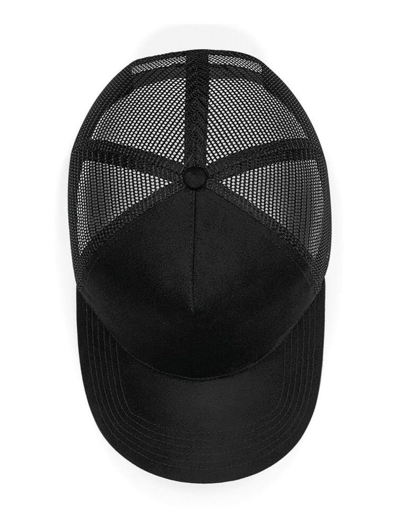 Beechfield Casquette de camionneur unisexe en daim pour adultes Noir - Kiabi