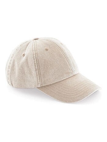 Beechfield Casquette unisexe à profil bas, aspect denim vintage