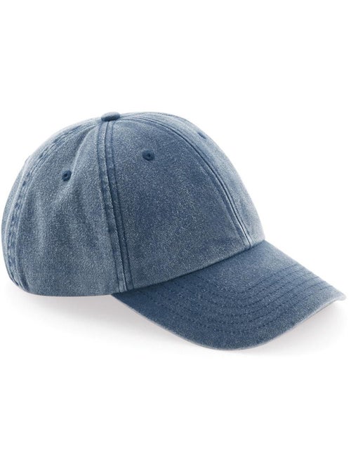 Beechfield Casquette unisexe à profil bas, aspect denim vintage - Kiabi