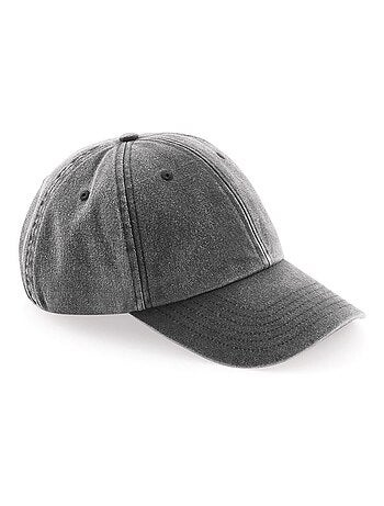 Beechfield Casquette unisexe à profil bas, aspect denim vintage