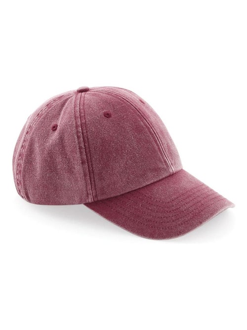 Beechfield Casquette unisexe à profil bas, aspect denim vintage - Kiabi
