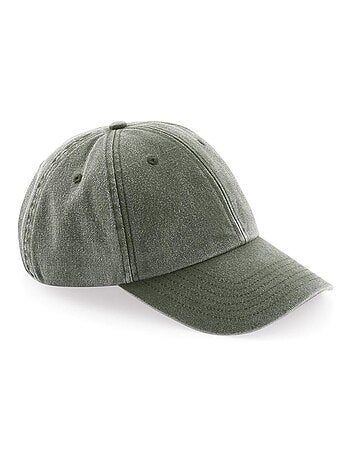 Beechfield Casquette unisexe à profil bas, aspect denim vintage