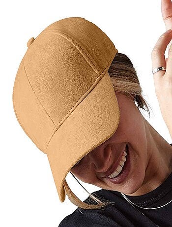 Beechfield Casquette unisexe adulte en faux suède à 6 panneaux