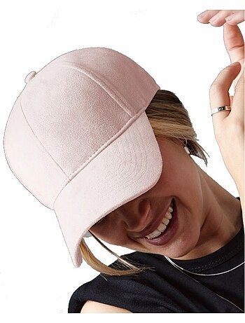 Beechfield Casquette unisexe adulte en faux suède à 6 panneaux