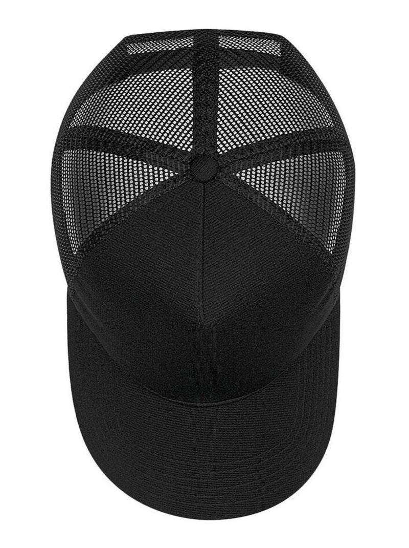 Beechfield Casquette unisexe adulte Microknit Snapback Trucker Cap Noir - Kiabi