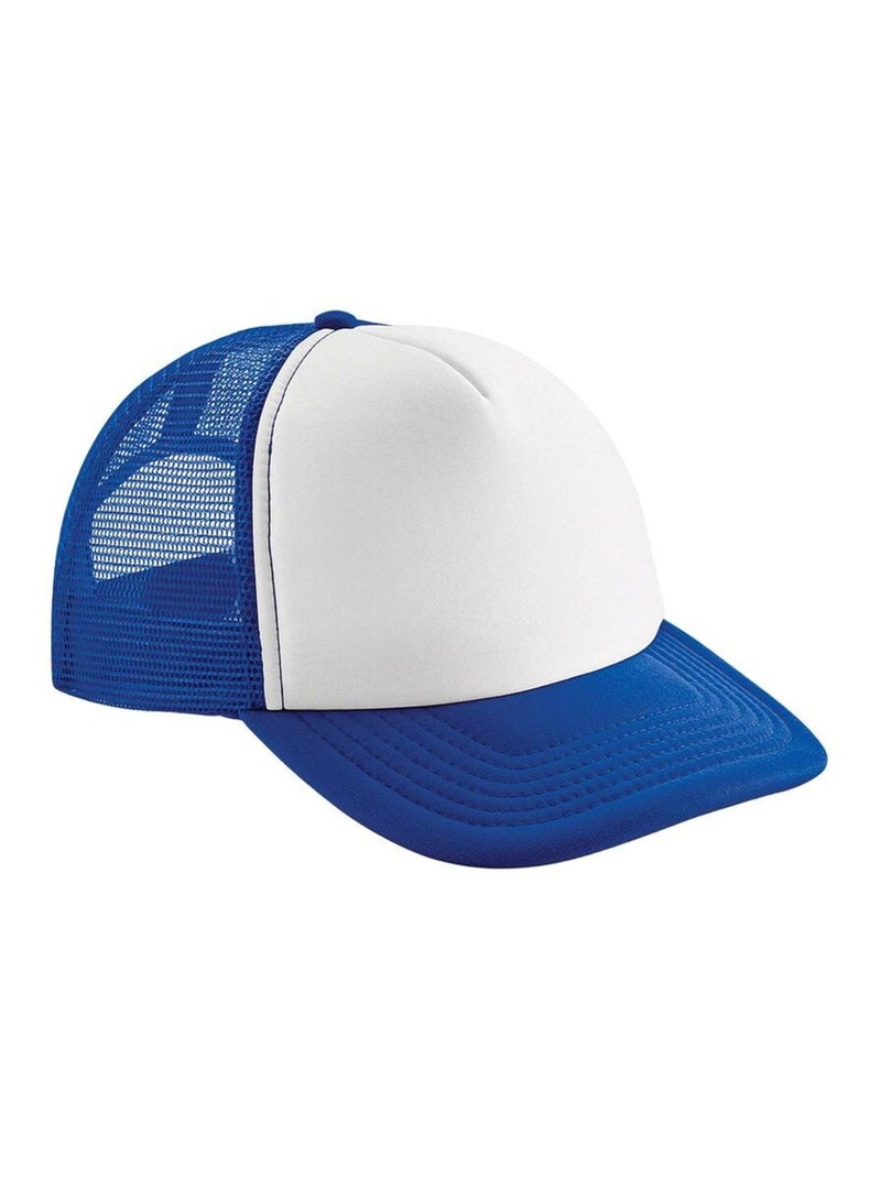 Beechfield Casquette unisexe Adulte Vintage Snapback Trucker Cap Bleu Blanc - Kiabi