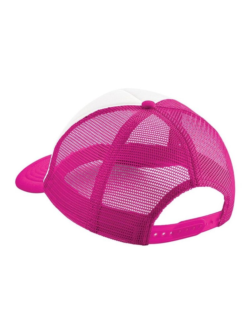 Beechfield Casquette unisexe Adulte Vintage Snapback Trucker Cap Rose fushia - Kiabi