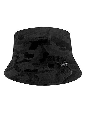 Beechfield Chapeau Bucket en polyester recyclé Camo