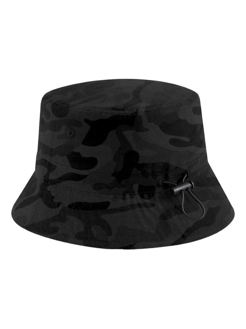 Beechfield Chapeau Bucket en polyester recyclé Camo Bleu nuit - Kiabi