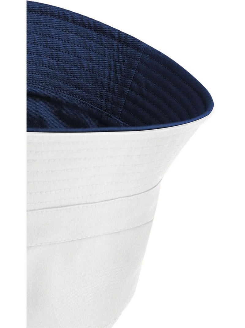 Beechfield Chapeau réversible unisexe adulte Bleu Bleu marine Blanc - Kiabi