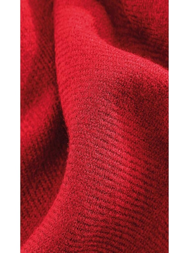Beechfield Echarpe classique tissée unisexe pour adultes Rouge tomate - Kiabi