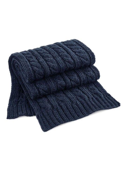 Beechfield Echarpe unisexe adulte en tricot torsadé mélangé - Kiabi