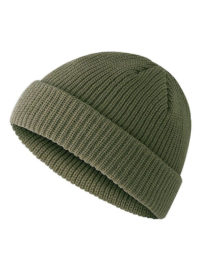 Beechfield Fisherman Mini Recycled Beanie Vert kaki - Kiabi