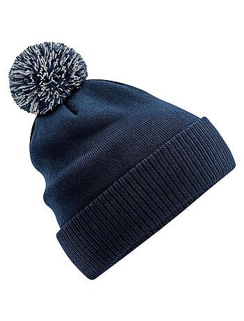 Beechfield Snowstar - Bonnet bicolore recyclé