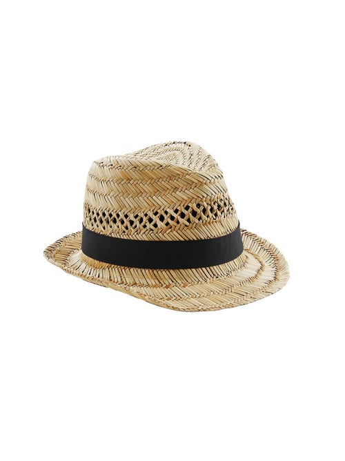 Beechfield Trilby d'été en paille unisexe adulte - Kiabi