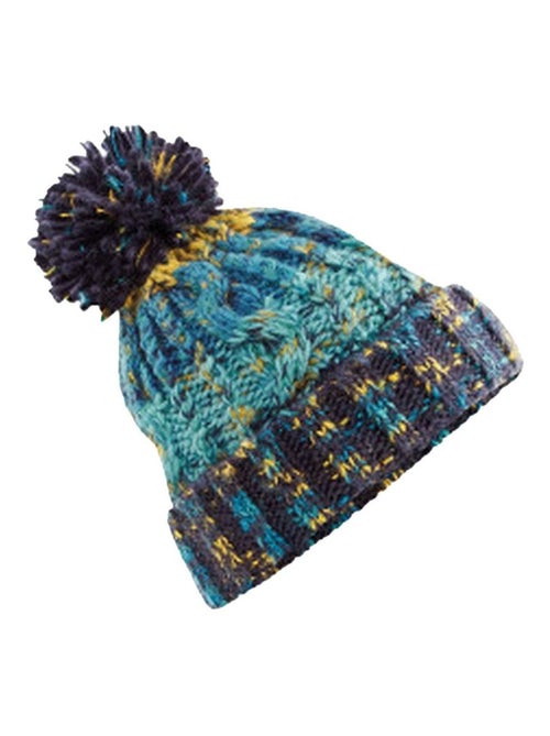 Beechfield Womens/Ladies Corkscrew Pom Pom Beanie - Kiabi