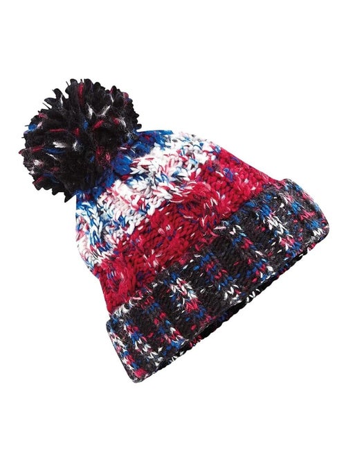 Beechfield Womens/Ladies Corkscrew Pom Pom Beanie - Kiabi