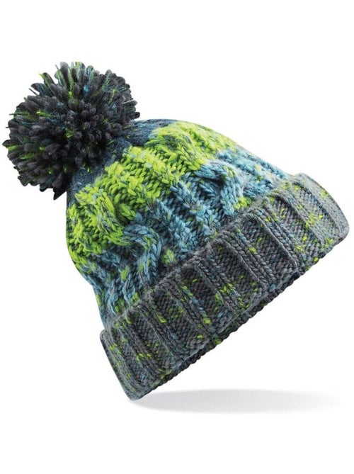 Beechfield Womens/Ladies Corkscrew Pom Pom Beanie - Kiabi