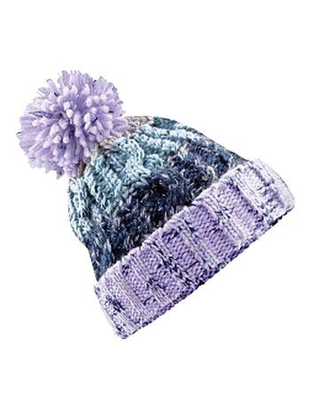 Beechfield Womens/Ladies Corkscrew Pom Pom Beanie