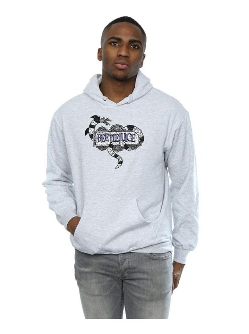 Beetlejuice - Sweat à capuche motif Ver des sables motif/style logo - Kiabi Beetlejuice - Sweat à capuche motif Ver des sables motif/style logo - Kiabi