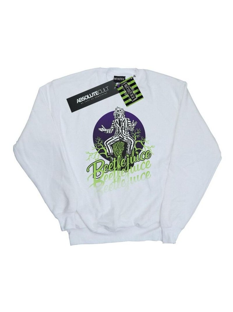 Beetlejuice - Sweat Blanc - Kiabi