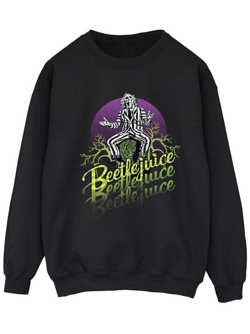 Beetlejuice - Sweat Noir - Kiabi
