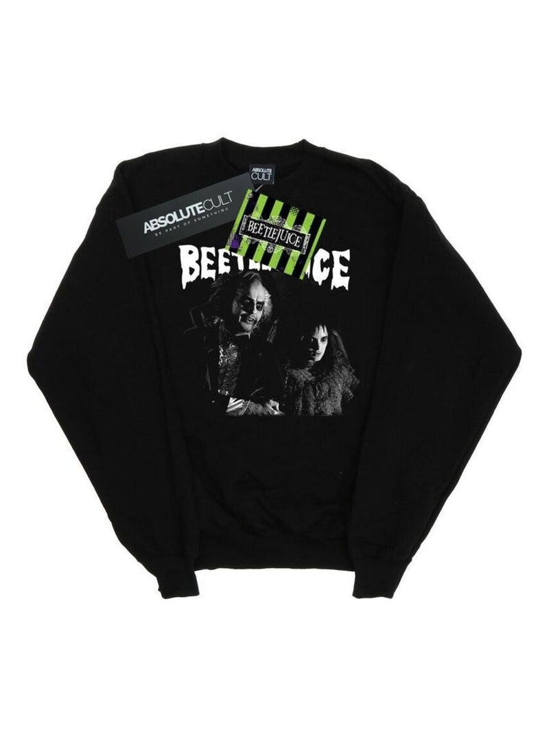 Beetlejuice - Sweat Noir - Kiabi