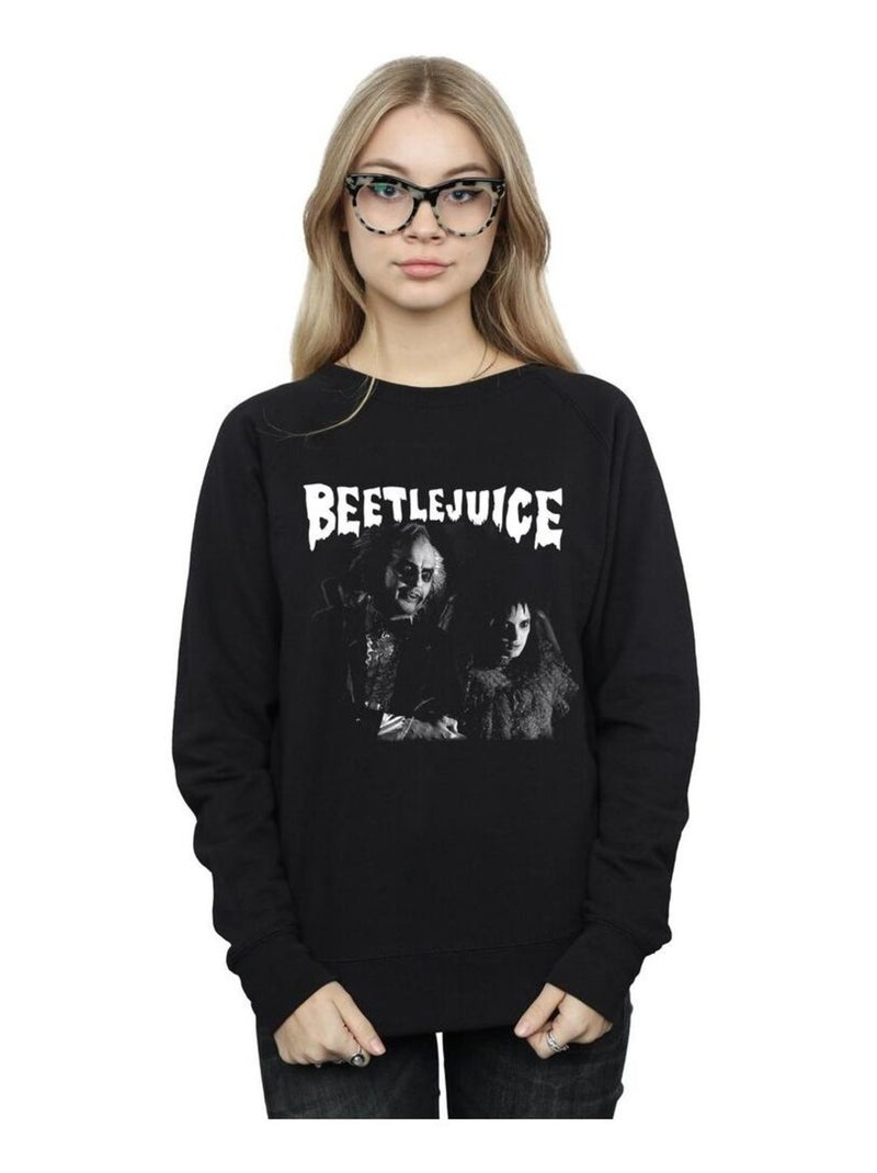 Beetlejuice - Sweat Noir - Kiabi