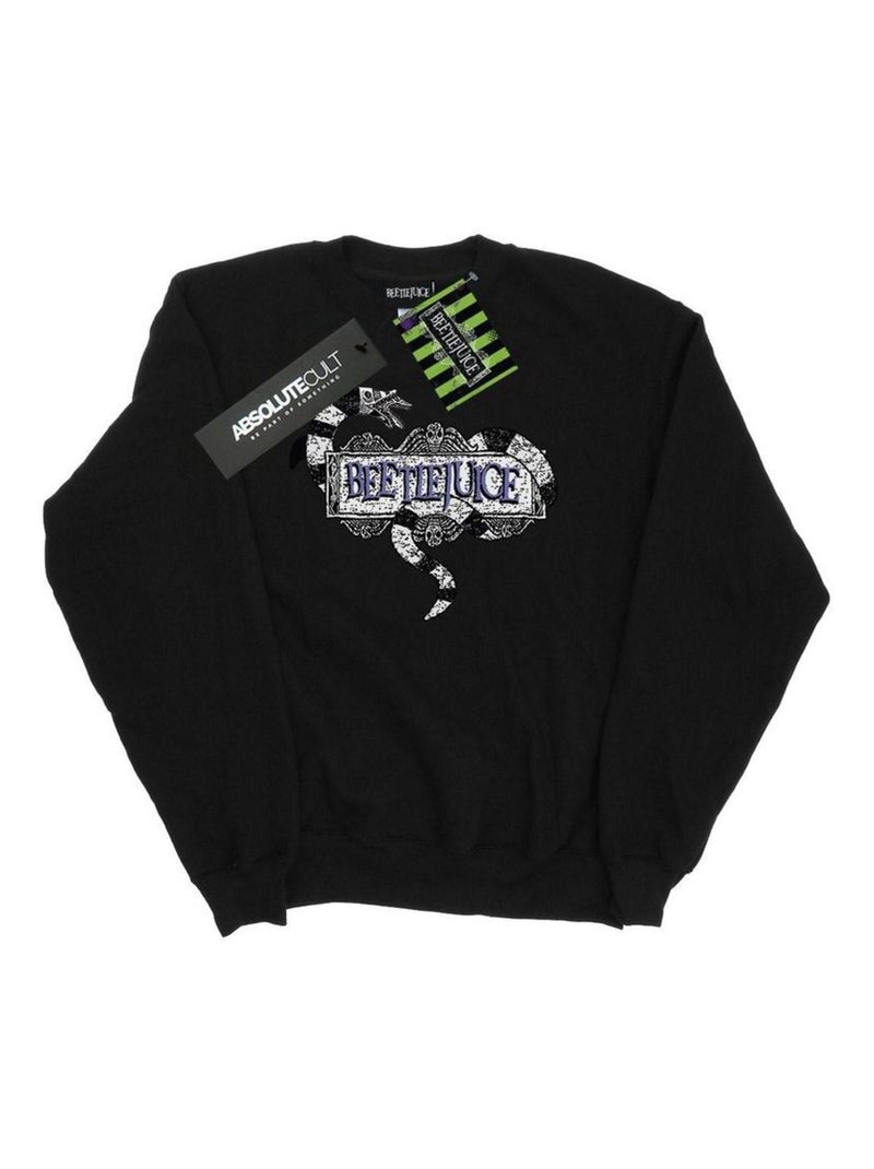 Beetlejuice - Sweat Noir - Kiabi