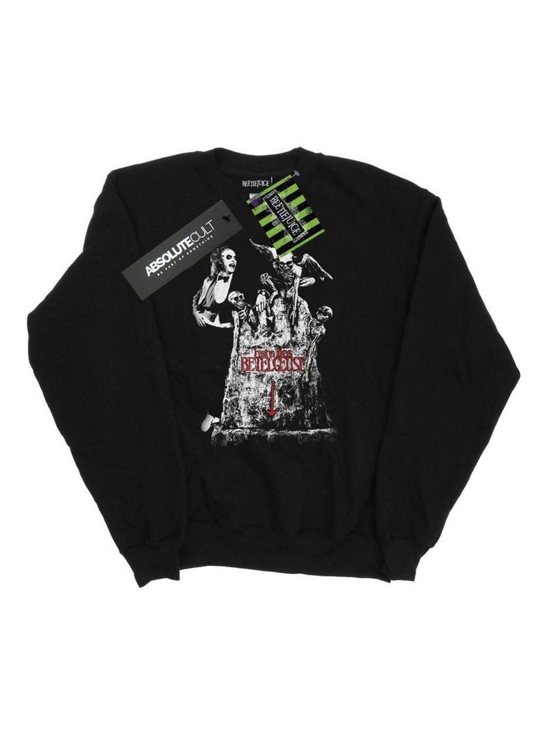 Beetlejuice - Sweat Noir - Kiabi