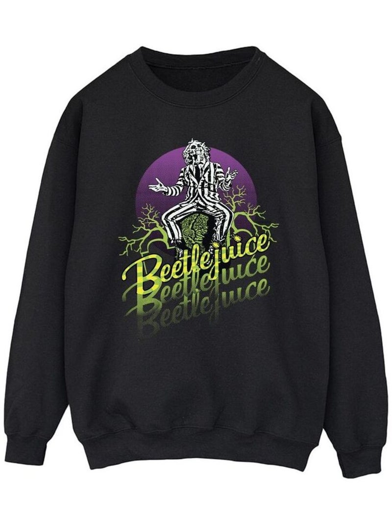Beetlejuice - Sweat Noir - Kiabi
