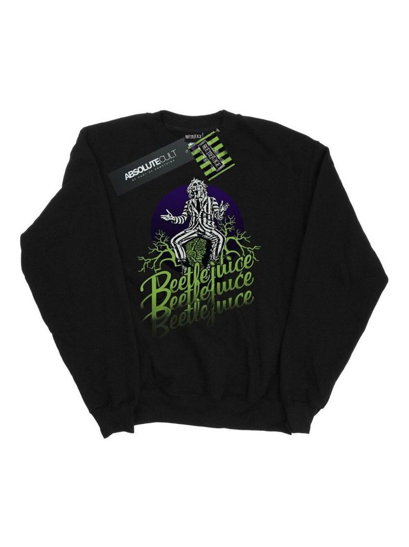 Beetlejuice - Sweat Noir - Kiabi