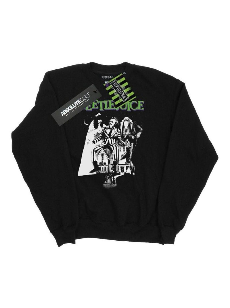 Beetlejuice - Sweat Noir - Kiabi