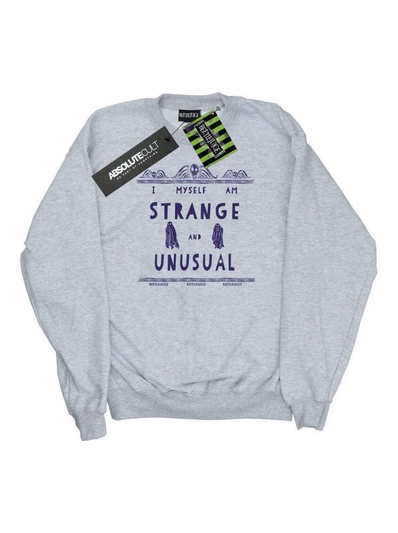 Beetlejuice - Sweat STRANGE AND UNUSUAL Gris chiné - Kiabi