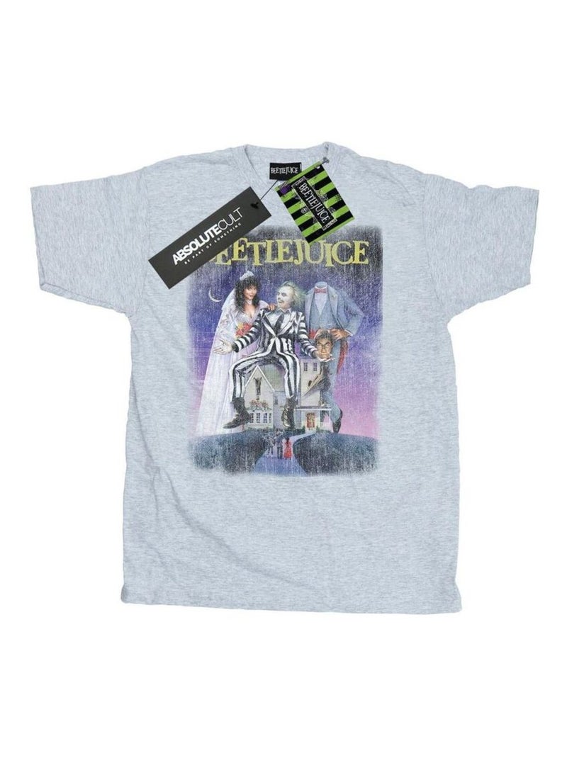 Beetlejuice - T-shirt Gris chiné - Kiabi