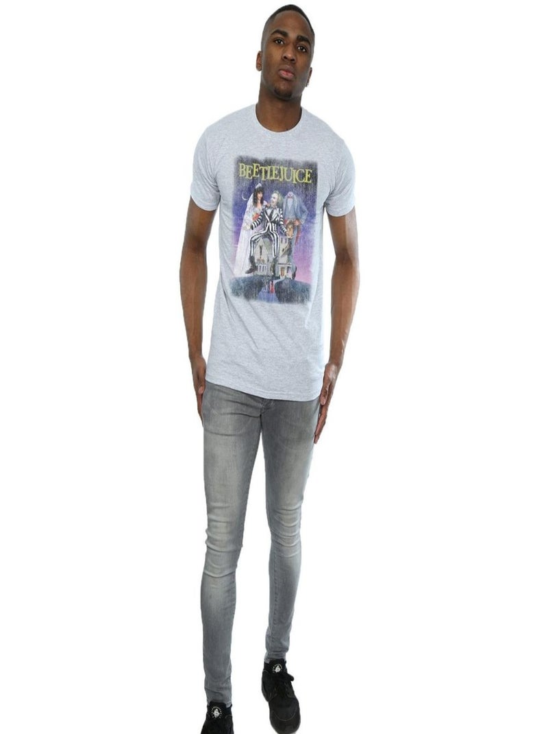 Beetlejuice - T-shirt Gris chiné - Kiabi