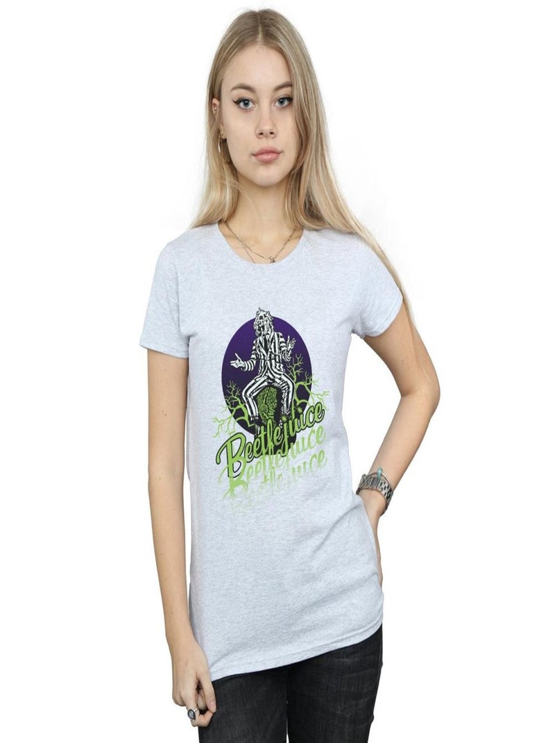 Beetlejuice - T-shirt Gris chiné - Kiabi