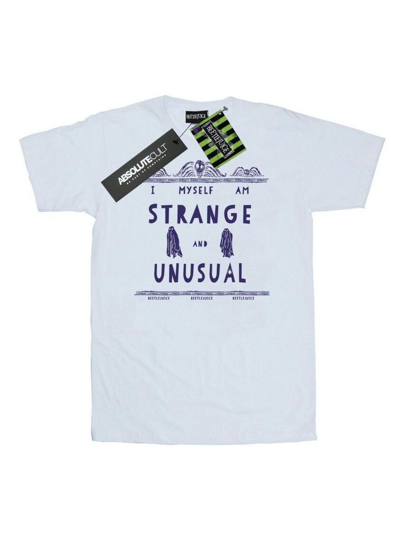 Beetlejuice - T-shirt STRANGE AND UNUSUAL Blanc - Kiabi