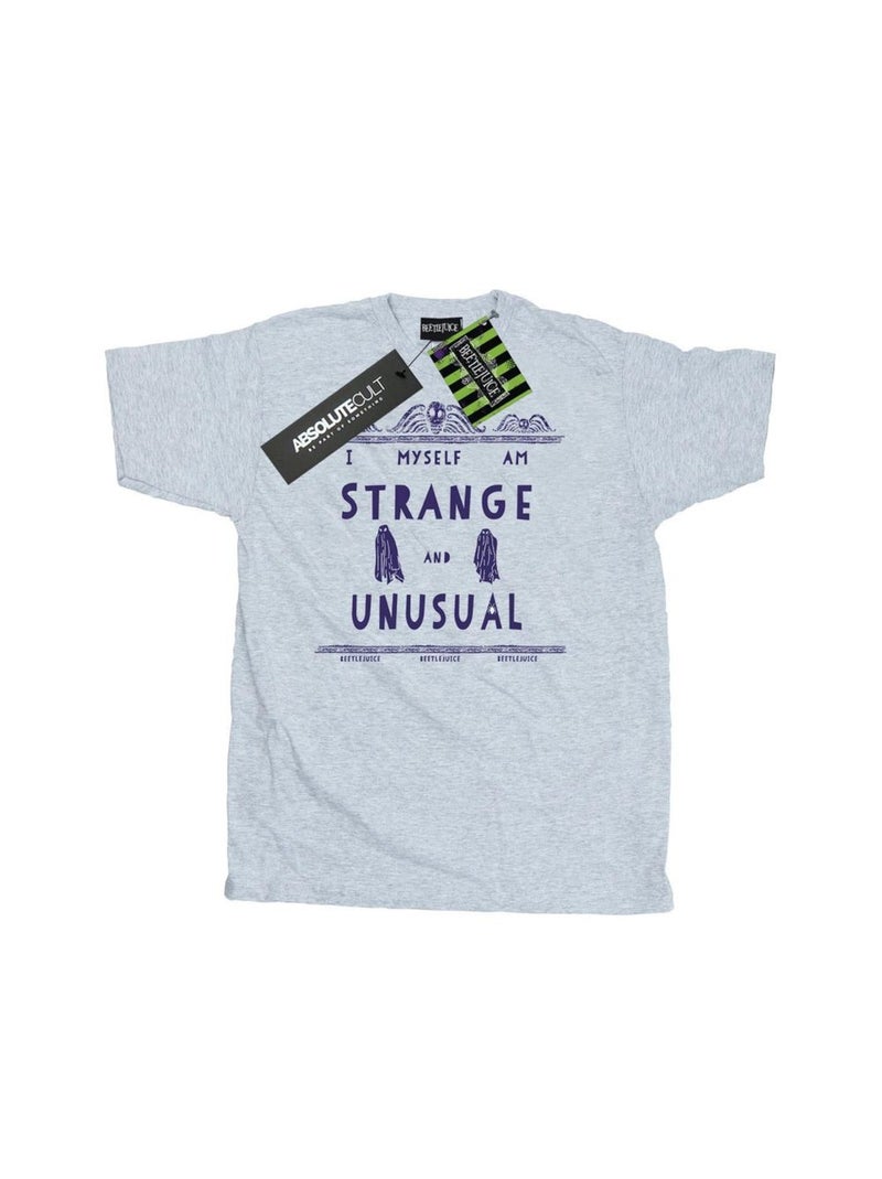 Beetlejuice - T-shirt STRANGE AND UNUSUAL Gris chiné - Kiabi