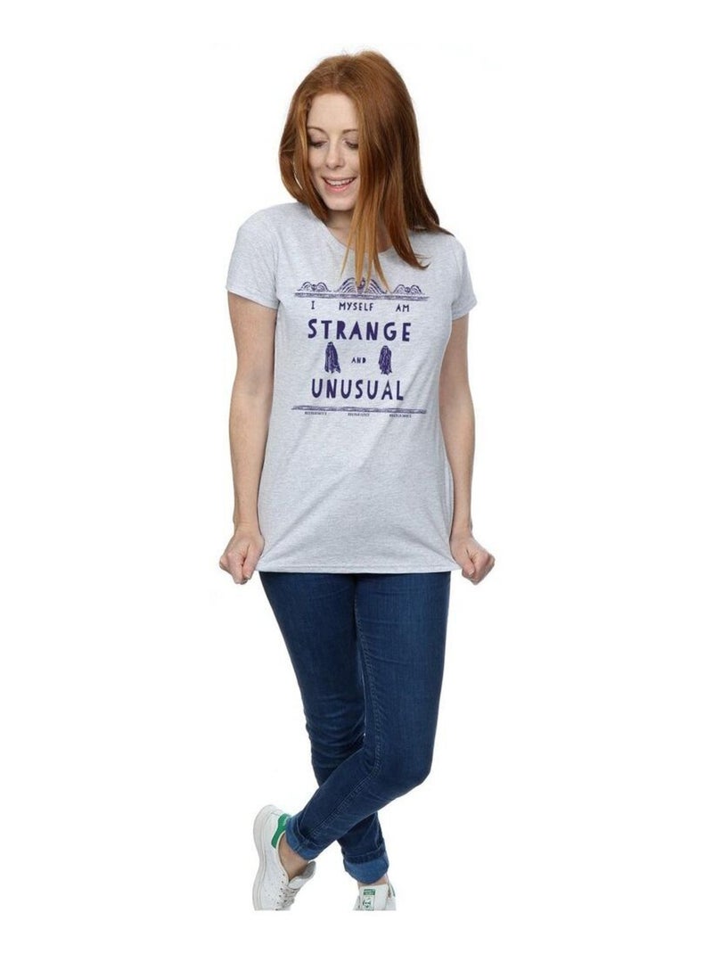 Beetlejuice - T-shirt STRANGE AND UNUSUAL Gris chiné - Kiabi
